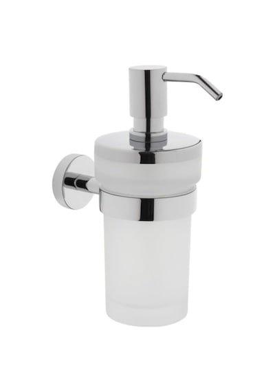 Base 200 A44107 Sıvı Sabunluk, Krom Siyah