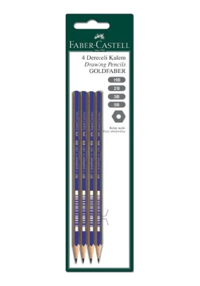 Faber Castell Gold Dereceli Hb 2b 3b 5b - 7 Adet Tarı