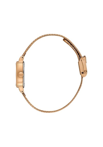 Danıel Kleın Dke.1.10979-5 Dikdörtgen Rose Gold Hasır Kordon Kadın Kol Saati Rose Gold