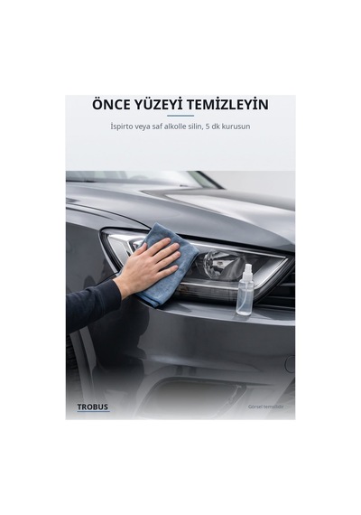 Volkswagen Passat B8.5 2019 Ve Sonrası Uyumlu Krom Far Üstü Çıtası 3 Parça Paslanmaz Çelik