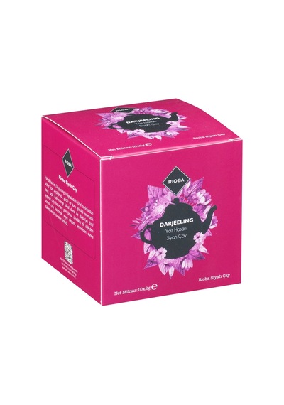 Rıoba Darjeeling Poşet Çay 10'lu 20g Yaz Hasat Güçlü Aromatik 5'li Avantaj Paketi - 5 Adet Tarı