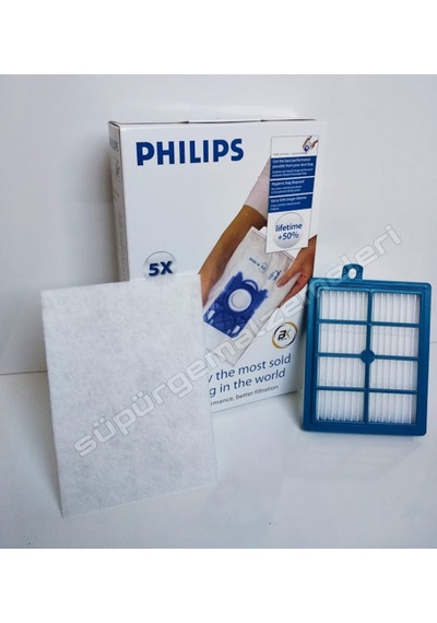 Philips Uyumlu Fc 9071 Toz Torba Ve Hepa Filtre Seti