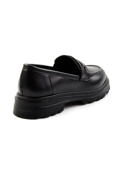 Bambi Siyah Kadın Loafer Ayakkabı K01997010709 Siyah