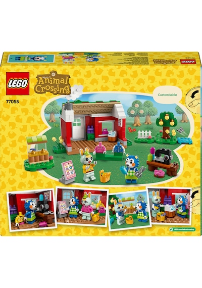 LEGO® Animal Crossing™ Able Sisters Giyim Mağazası 77055 - 6 Yaş ve Üzeri Çocuklar için Yaratıcı Oyuncak Yapım Seti (322 Parça)