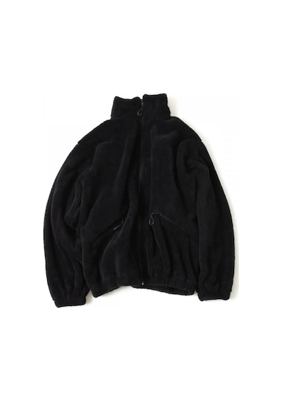 Kadın Oversize Peluş, Polar, Fermuarlı, Teddy Dik Yaka, Sıcak Tutucu Yumuşak Kışlık Ceket Siyah