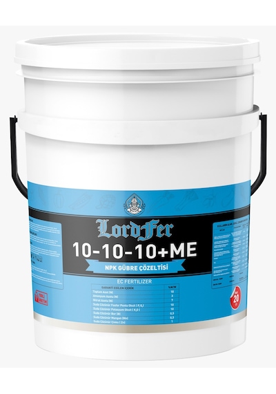 Lordfer 10-10-10+Me Sivi Gübre 20 Litre