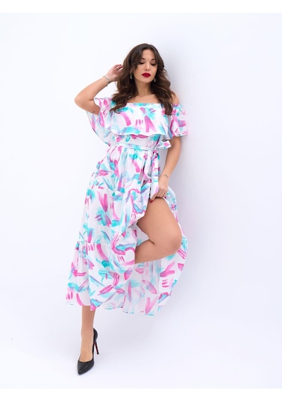 Moderie Butik 6473 Elbise-napoli Napoli