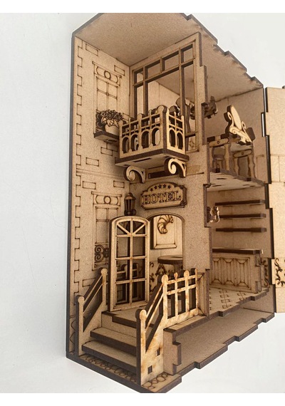 Book Nook Hotel Kitap Tutucu Dıy Kendin Yap