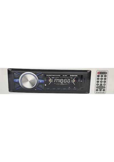 Everton Rt-2001 Çift Usb. Usb-Sd-Fm-Aux Bluetooth Oto Teyp 4X55W