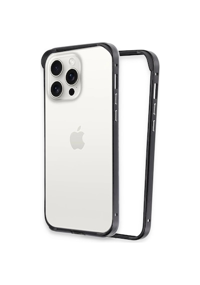 Apple Uyumlu iPhone 15 Pro Land Bumper Koruma Kapak Siyah