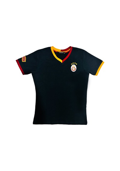 Galatasaray Lisanslı Siyah Basic Çocuk T-shirt SIYAH Siyah