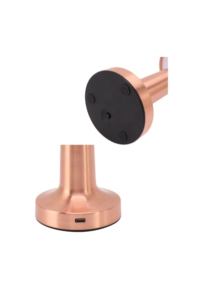 Modern Bronz Mantar Masa Lambası Led Dokunmatik Dekoratif Aydınlatma Çok Renkli 27859930