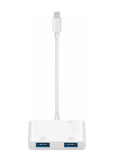 Kompakt Lightning Ve Usb Adaptörü 2 Adet Usb Bağlantı