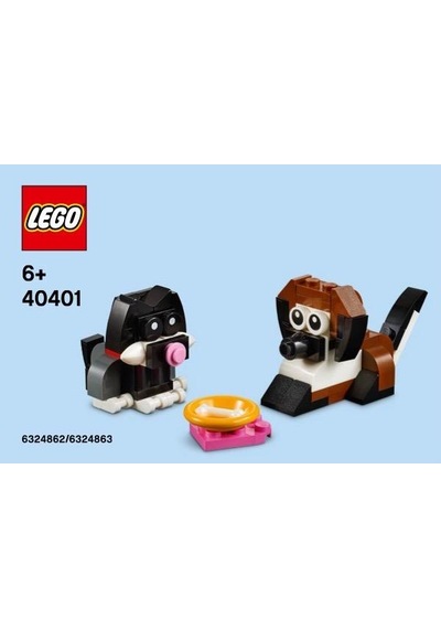 LEGO® Promotional 40401 Dog And Cat Friendship Day 73 Parça