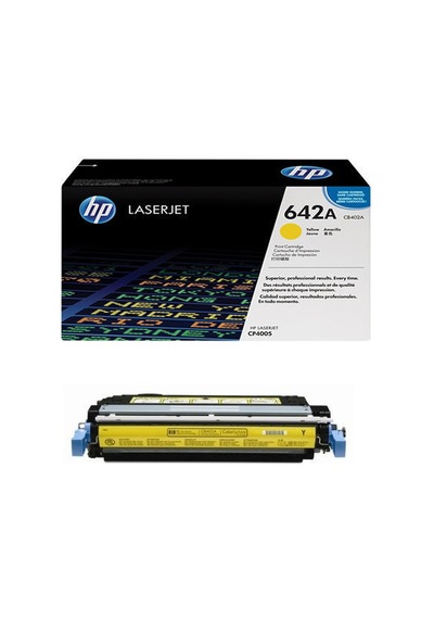 Hp 642A-Cb402A Sarı Toner