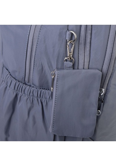 Nas Bag Unisex Büyük Boy Sırt Çantası Çok Gözlü Okul Çantası Gri Gri
