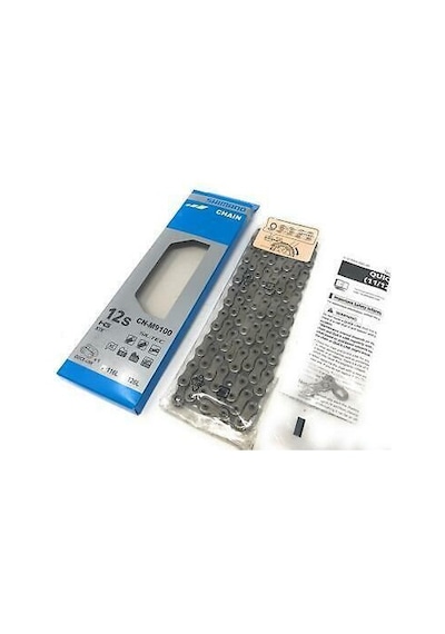 Shimano Xtr Dura Ace Cn M9100 12 Vites Zincir Quıck Link 126 Bakla Gümüş