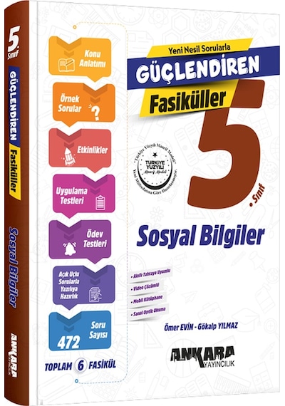 5. Sınıf Sosyal Bilgiler Güçlendiren Fasiküller Ankara Yayıncılık