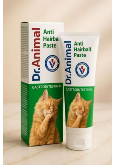 Dr. Animal Anti-hairball & Gastrointestinal Kedi Macunu Tüy Yumağı Ve Sindirim Desteği 75 Ml