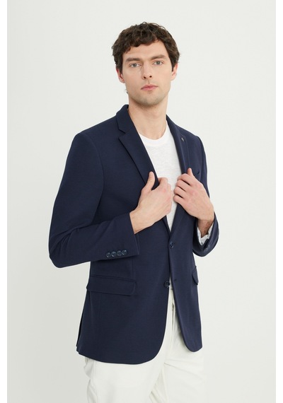AC&Co / Altınyıldız Classics Erkek Lacı 360 Her Yöne Esneyen Pamuklu Esnek Slim Fit Dar Kesim Mono Yaka Armürlü Blazer Ceket Lacı AC&Co / Altınyıldız Classics Erkek Lacı 360 Her Yöne Esneyen Pamuklu Esnek Slim Fit Dar Kesim Mono Yaka Armürlü Blazer Ceket Lacı