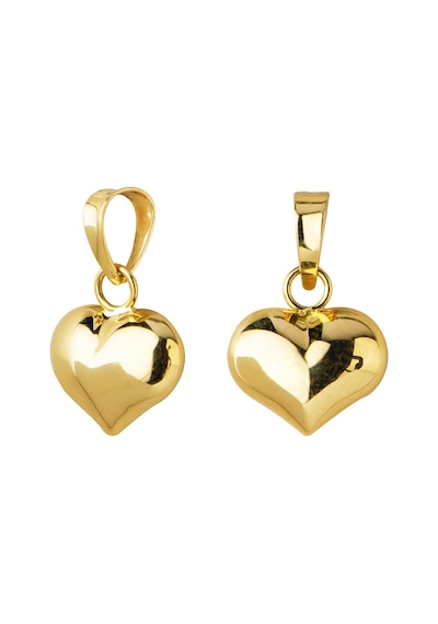 Goldkupe 14 Ayar Altın Şişme Kalp Kolye Ucu 0,49 Gr-6028 Altın