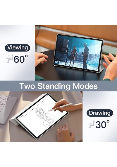 Samsung Galaxy Tab S9 Fe Sm-x510 X516 X518 Kılıf 10.9" Uyumlu Kılıf Akıllı Smart Standlı Kapaklı Kılıf