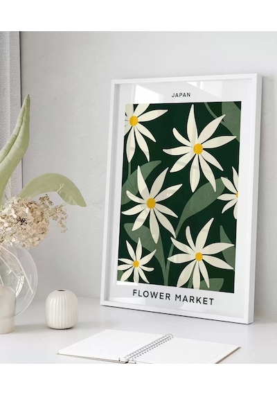 Çerçevesiz Poster Japan Flower Market