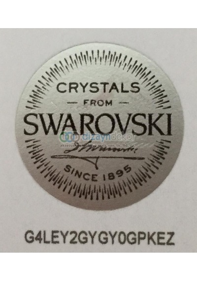 Swarovski Taşlı 96 Mm. Krom