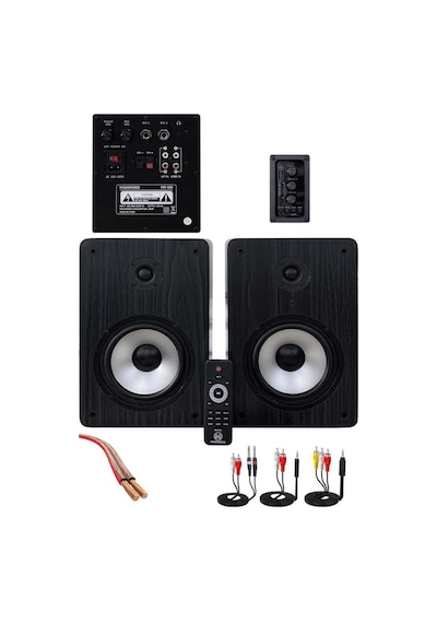 Rm-500 Aktif Stüdyo Referans Monitörü 5 İnç Çift Bluetooth Usb 180 Watt