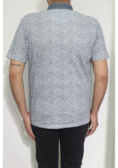 Santa Dmctekstil Erkek Kendinden Desenli Klasik Rahat Kalıp Tek Cepli Polo Yakalı T-shirt Lacivert Santa Dmctekstil Erkek Kendinden Desenli Klasik Rahat Kalıp Tek Cepli Polo Yakalı T-shirt Lacivert