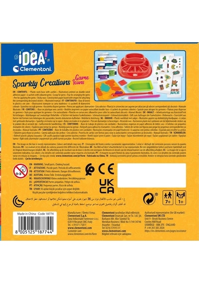 18774 Idea Clemetoni - Işıltılı Tasarım Seti - Oyun İkonları
