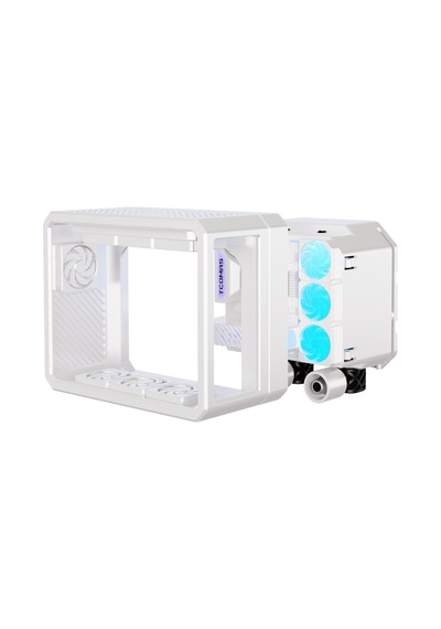 Tcomas Cube 360mm Am5/lga1851 Uyumlu Beyaz Sıvı Soğutucu Azaz3tcmas0004