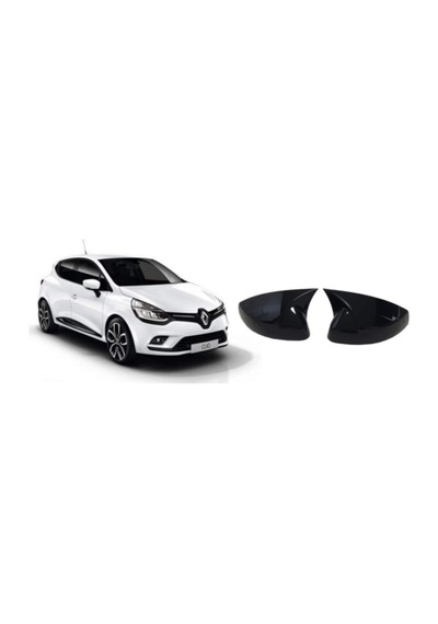 Renault Clio 4 Ithal Piano Siyah Batman Yarasa Ayna Kapağı Uyumlu