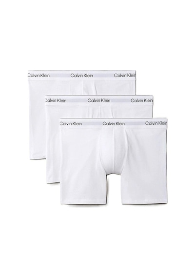 Calvin Klein Erkek 3 Lü Boxer Nb4394-100-9101 Beyaz