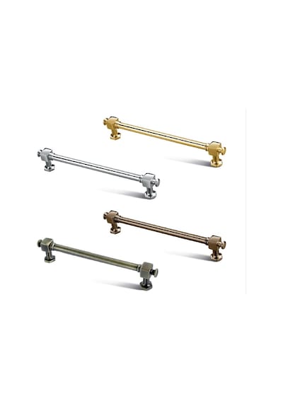 Kale Siyah 160 Mm Metal Kulp 5 Adet Mat Siyah Modern Dolap Ve Çekmece Kolu Siyah