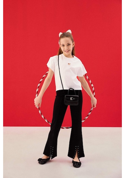 Defacto Standart Boy Tayt Kız Çocuk H1980a826smbk81 Siyah-bk81