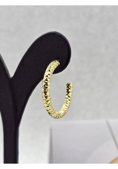 Xuping Burma Model Gold Renk Çelik Küpe Altın