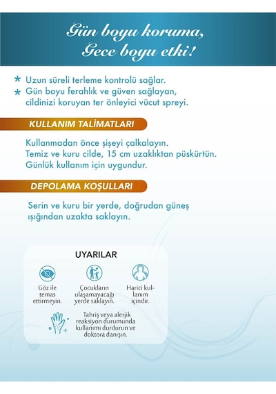 Cpiana Vücut Sprey Erkek Ter Önleyici 50ml
