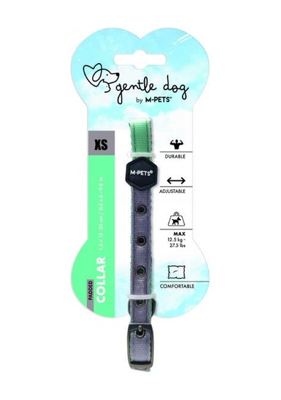 M-pets Gentle Dog Soft Boyun Tasması Xs Green Çok Renkli