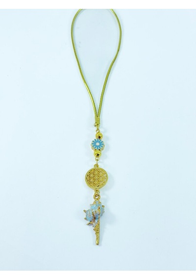 Yeni Araba Hediyesi, Pastel Mint Yeşili Metal Deniz Kabuğu Yaşam