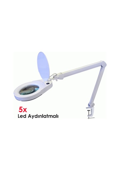 Swat Zd129A Masa Üstü Led Aydınlatmalı 5X Büyüteç