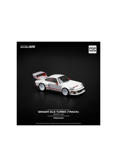 Pop Race 1/64 Porsche Singer Dls Turbo White / Pr64-226 Çok Renkli