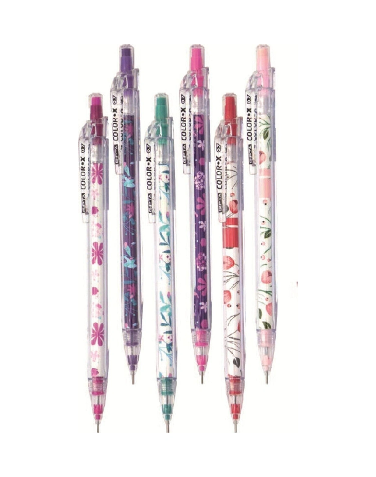Pastel Kalem Seti 0.7 Uçlu Kurşun Kalem 6 Adet Color-x2 1960 Patel