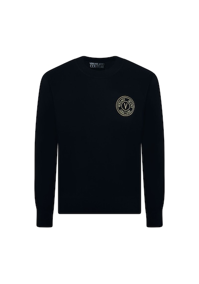Versace Bisiklet Yaka Kazak Siyah