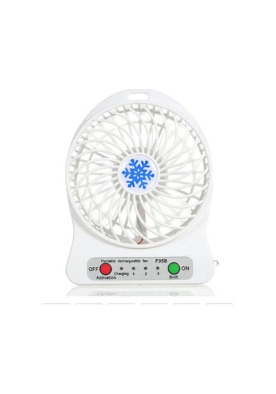 3 Kademeli Şarjlı Masa Üstü Usb Mini Taşınabilir Vantilatör Fan Karışık