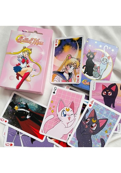 Anime Sailor Moon İskambil Poker Kartı