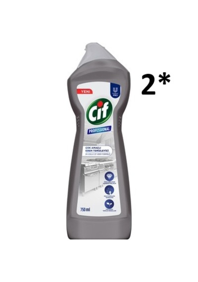 U-pro Cif Krem Temizleyici 2ad 750ml 2'li Set