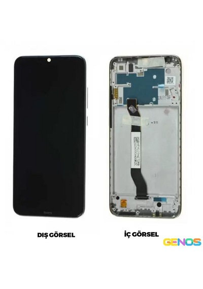 Xiaomi Redmi Note 8 Uyumlu Lcd+dokunmatik+çıtalı Gümüş Sn808879