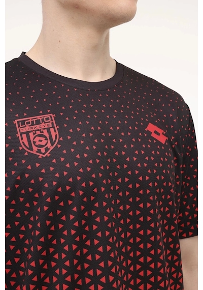 Lotto Türkiye M-ally Tee 4fx Kırmızı Erkek Kısa Kol T-shirt Siyah