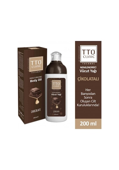 Tto Clınıc Nemlendirici Vücut Yağı Çikolata 200 ML